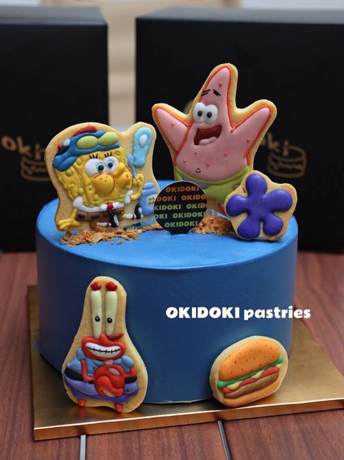 海绵宝宝圆蛋糕图片大全，怎么选最可爱？-图3