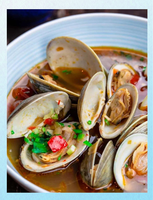 白酒煮海鲜，配什么菜解腻提鲜？-图1