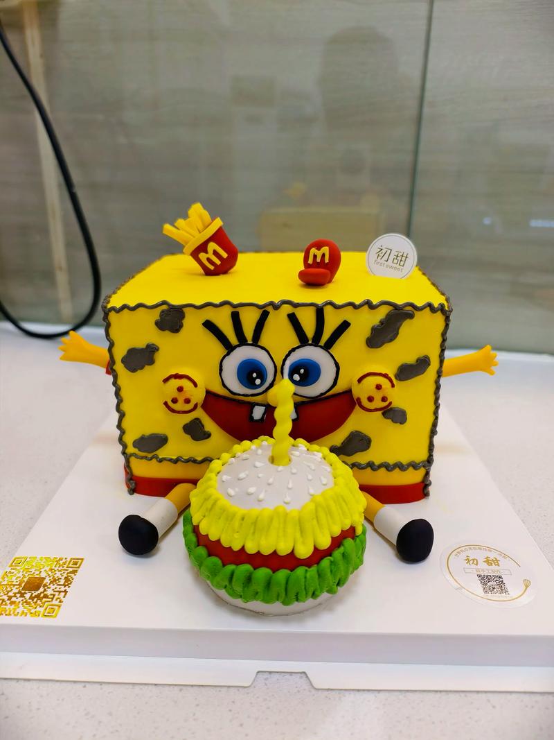 圆形海绵宝宝蛋糕怎么做?-图3 圆形海绵宝宝蛋糕怎么做?-图3