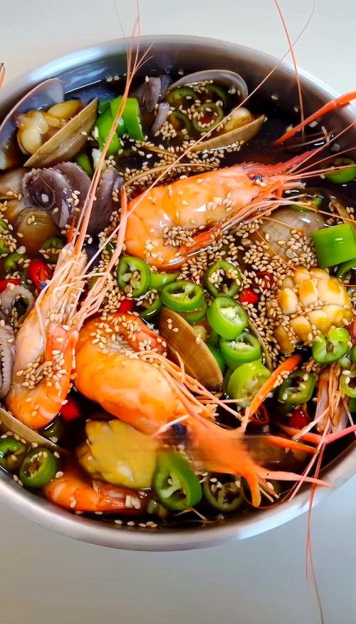 酱汁海鲜大杂烩的做法-图2 酱汁海鲜大杂烩的做法-图2