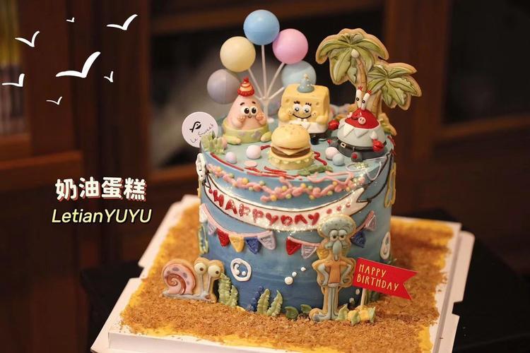 海绵宝宝款式蛋糕图片-图3 海绵宝宝款式蛋糕图片-图3