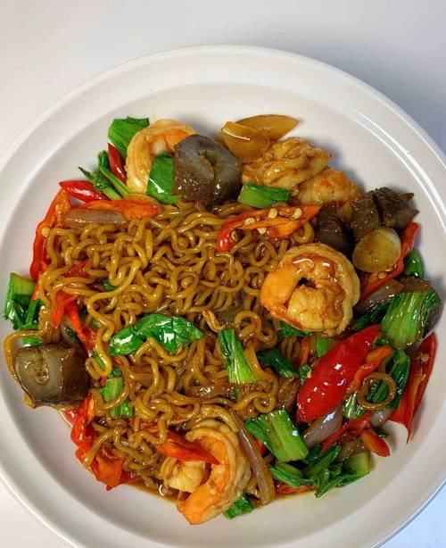 炒海鲜意面的做法大全-图1