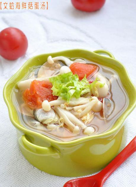 海鲜菇汤排骨西红柿汤-图3