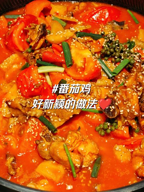 番茄炖鸡的做法大全家常-图1