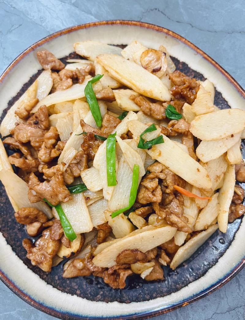 蒜苔山药的做法大全家常-图2