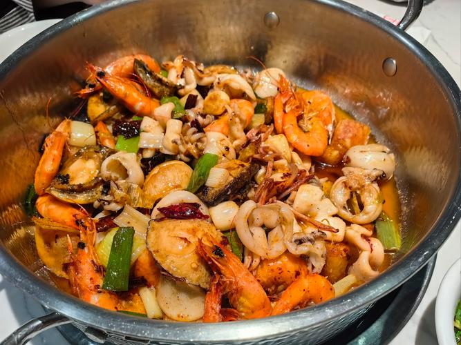 干锅海鲜豆腐图片大全-图1