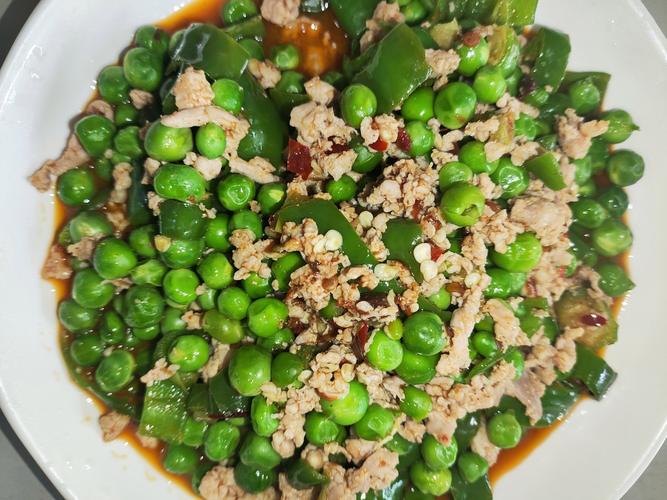 宝宝辅食 豌豆肉末-图2