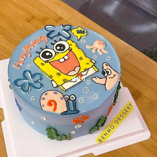 海绵宝宝蛋糕怎么做才简单好看?-图2 海绵宝宝蛋糕怎么做才简单好看?-图2