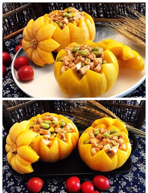 海鲜南瓜盅的做法大全-图1