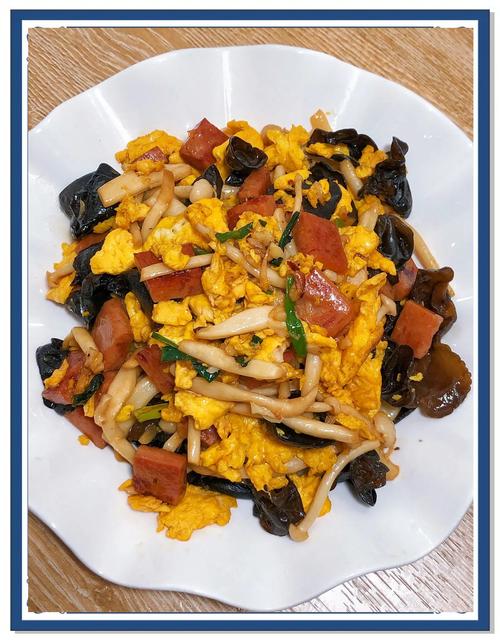 海鲜菇豆腐火腿怎么做？-图2