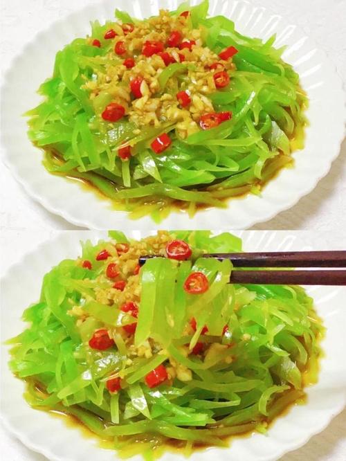 凉拌莴笋丝怎么做最爽脆入味？-图2