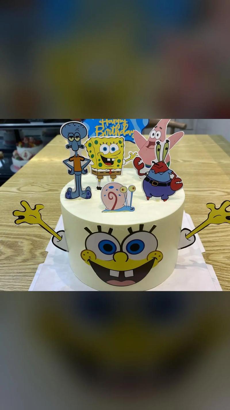 海绵宝宝蛋糕怎么做出来的场景效果?-图1 海绵宝宝蛋糕怎么做出来的场景效果?-图1