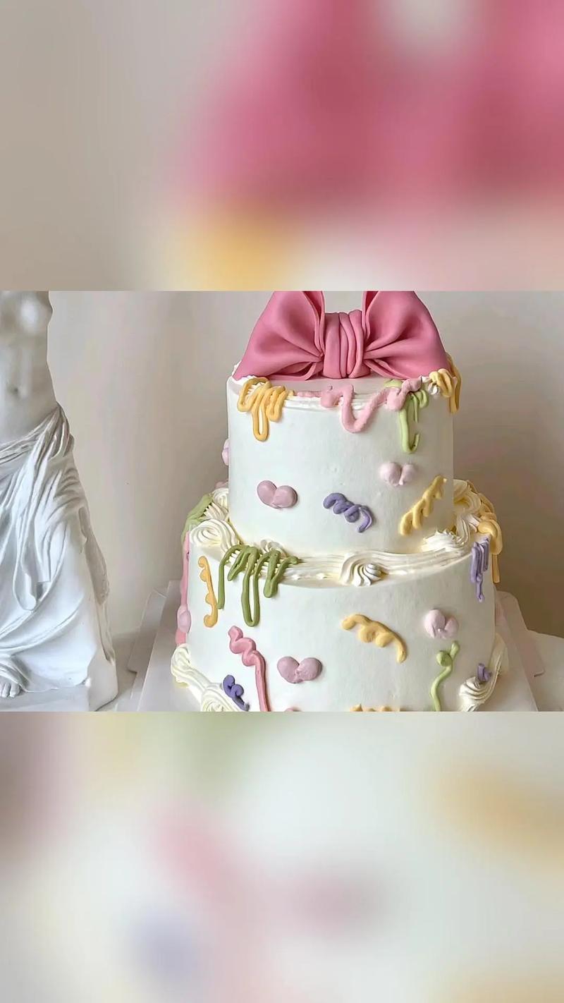 海绵宝宝双层蛋糕图片-图2