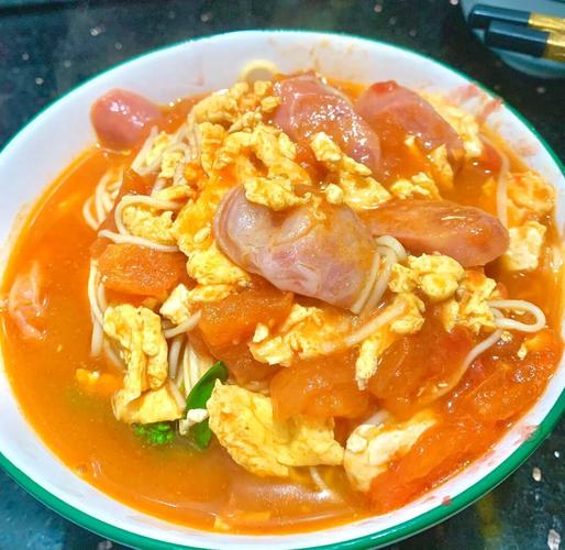 宝宝西红柿鸡蛋火腿面-图1 宝宝西红柿鸡蛋火腿面-图1