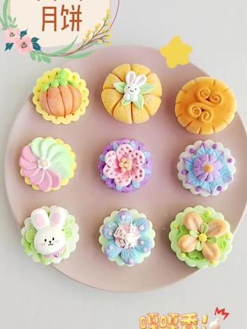宝宝手工月饼图片，步骤怎么学？-图2