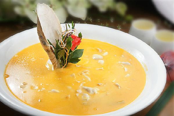 象拔蚌海鲜浓汤 西式-图1