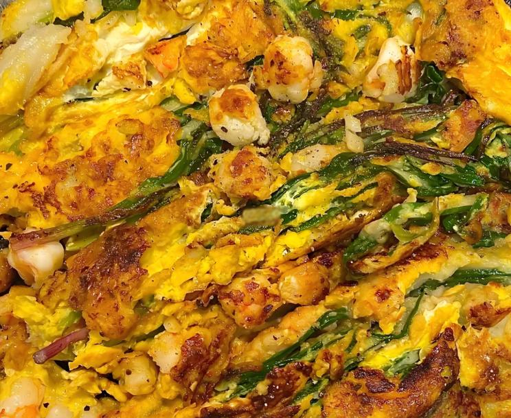 韩国海鲜葱饼面粉配比是多少？-图2