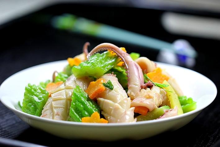 黄瓜鱿鱼的做法大全家常-图1