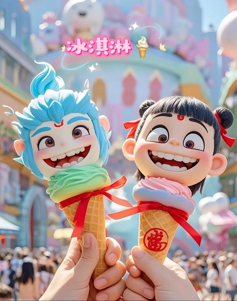 宝宝吃冰淇淋图片有哪些可爱瞬间？-图1