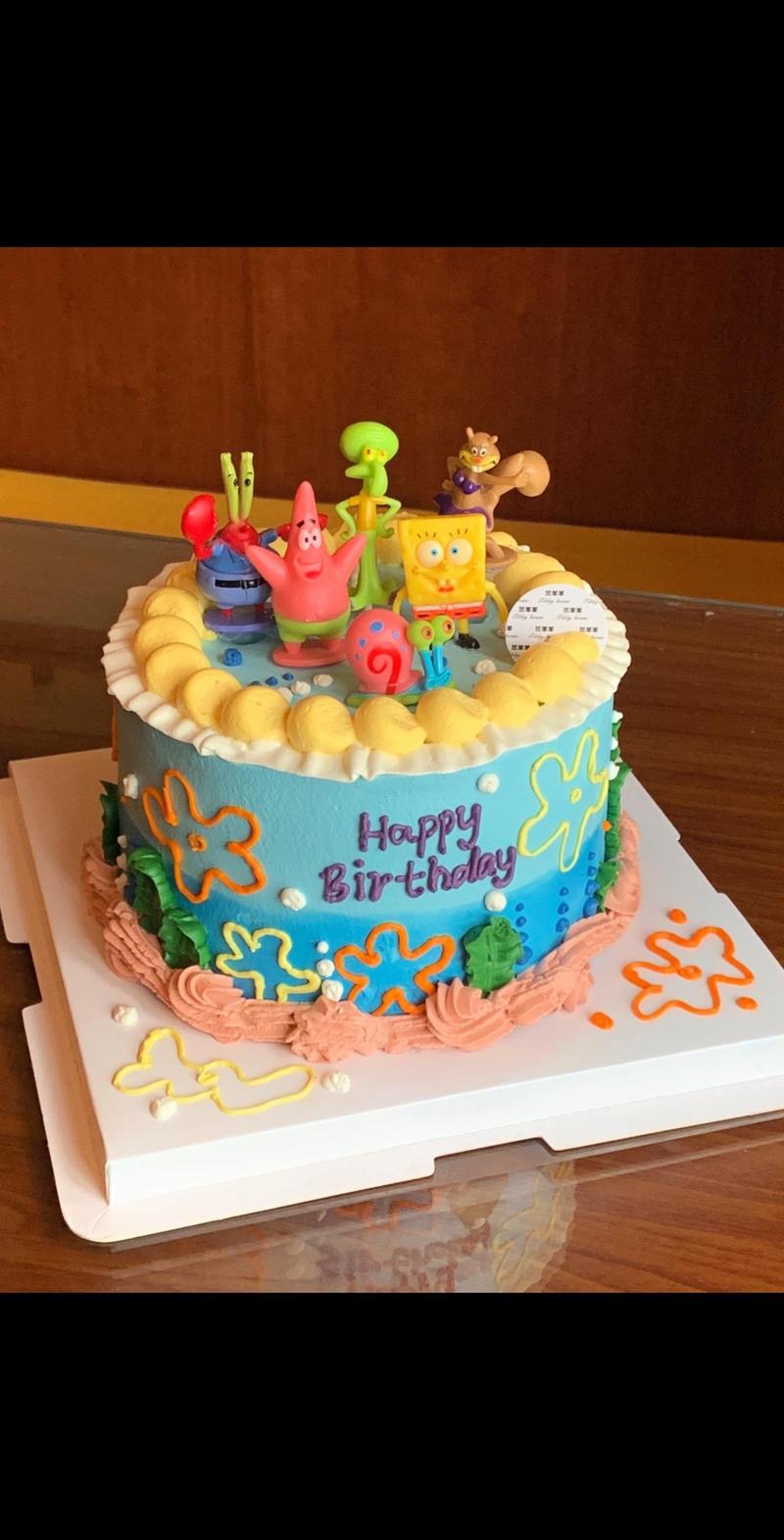 海绵宝宝蛋糕大全可爱-图2