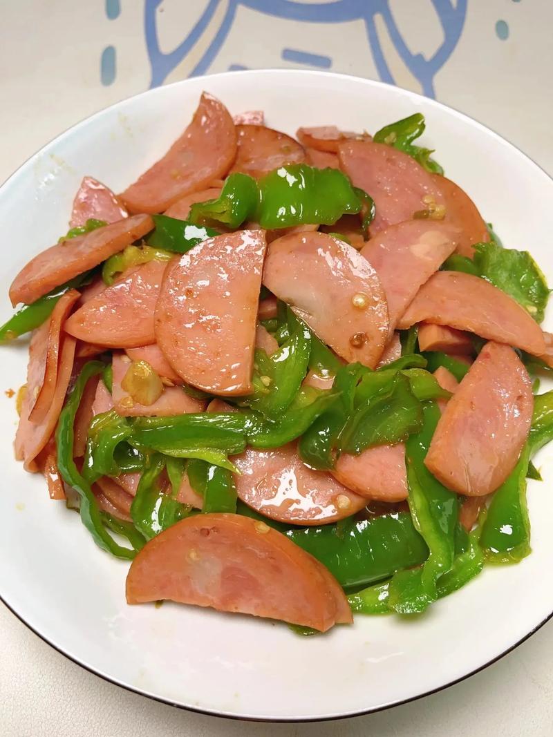 火腿辣椒怎么做才够家常入味？-图1