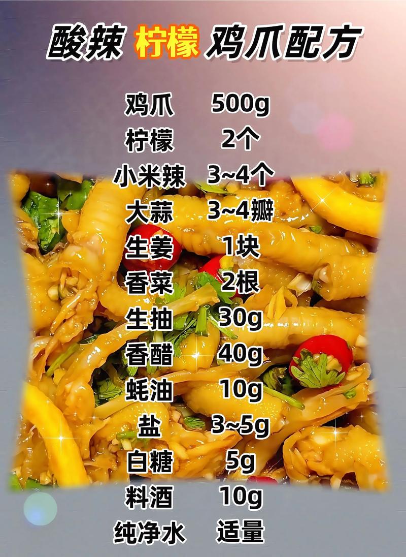 家常炒鸡爪做法有哪些？-图1