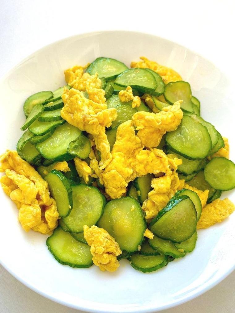 鸡蛋黄瓜的做法大全家常-图1