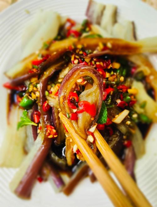 海鲜拌茄子的做法大全-图3