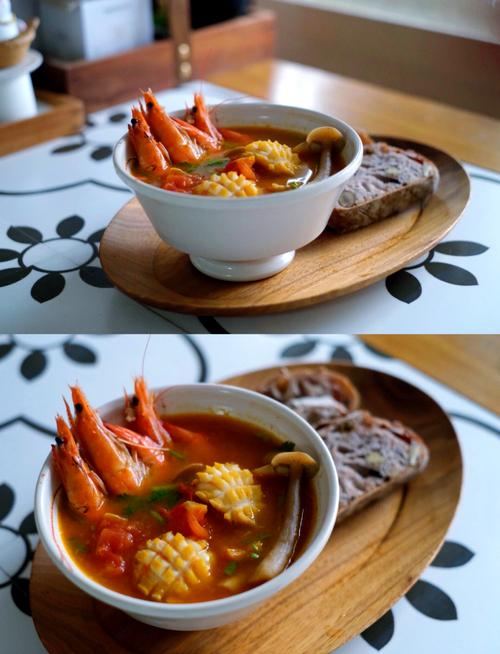 番茄海鲜汤，如何做出家的味道？-图1