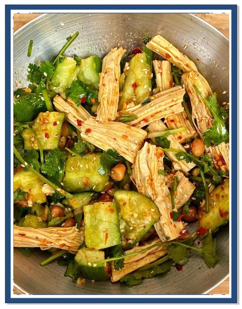 凉拌腐竹黄瓜怎么做最爽脆？-图1