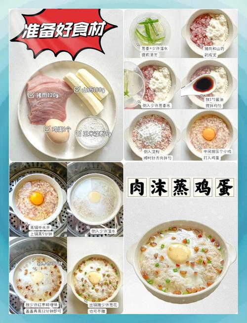 宝宝肉蒸蛋怎么做？辅食营养怎么搭配？-图2