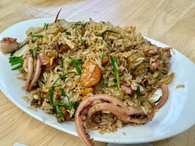 xo海鲜炒饭高清图片，馋哭了？-图3