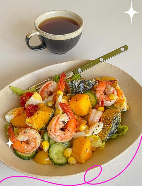 芒果海鲜蔬菜沙拉怎么做?-图1 芒果海鲜蔬菜沙拉怎么做?-图1