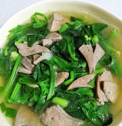 菠菜猪肝汤的做法宝宝-图2