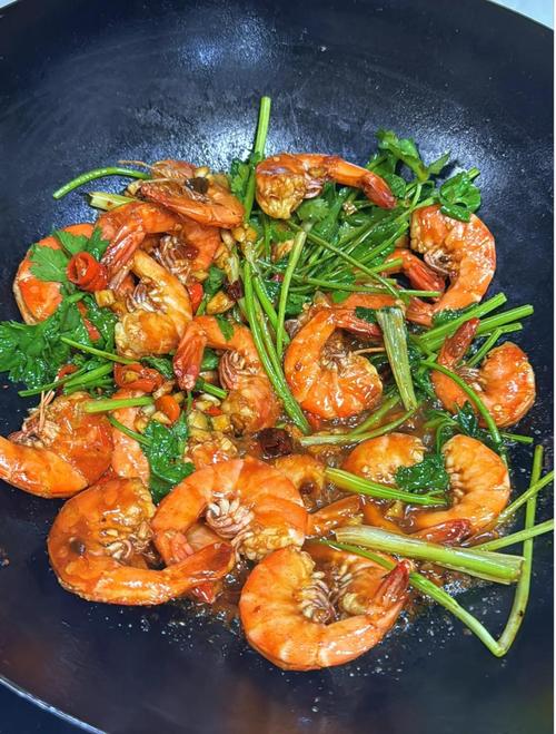家常炒海虾怎么做才好吃？-图2